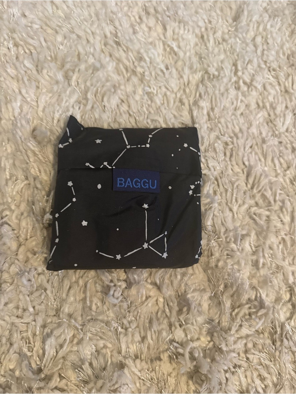 BAGGU Black Constellation Packable Tote - Standard size